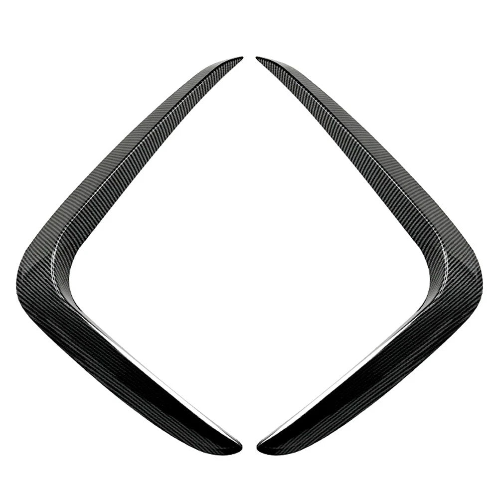 Front Fog Lamp Frame Trim Pair for BMW X3 G01 (2018–2021) Carbon Fiber