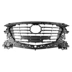 Replacement Black Painted Plastic Front Grille (See compatibility Chart)