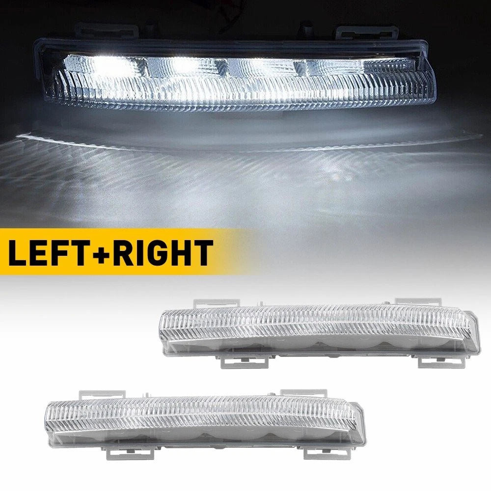 LED Daytime Running Fog Lights for Mercedes W204 C-Class (2007–2014)