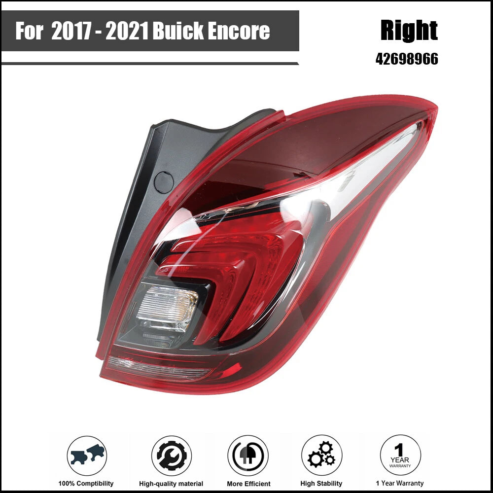 Tail Light Assembly for Buick Encore (2017â2021) Passenger RH Rear LED