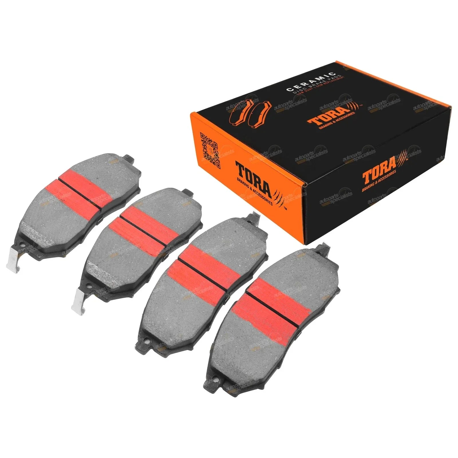 Tora Front Ceramic Disc Brake Pad Set for Nissan Navara D40 (2005-2015)