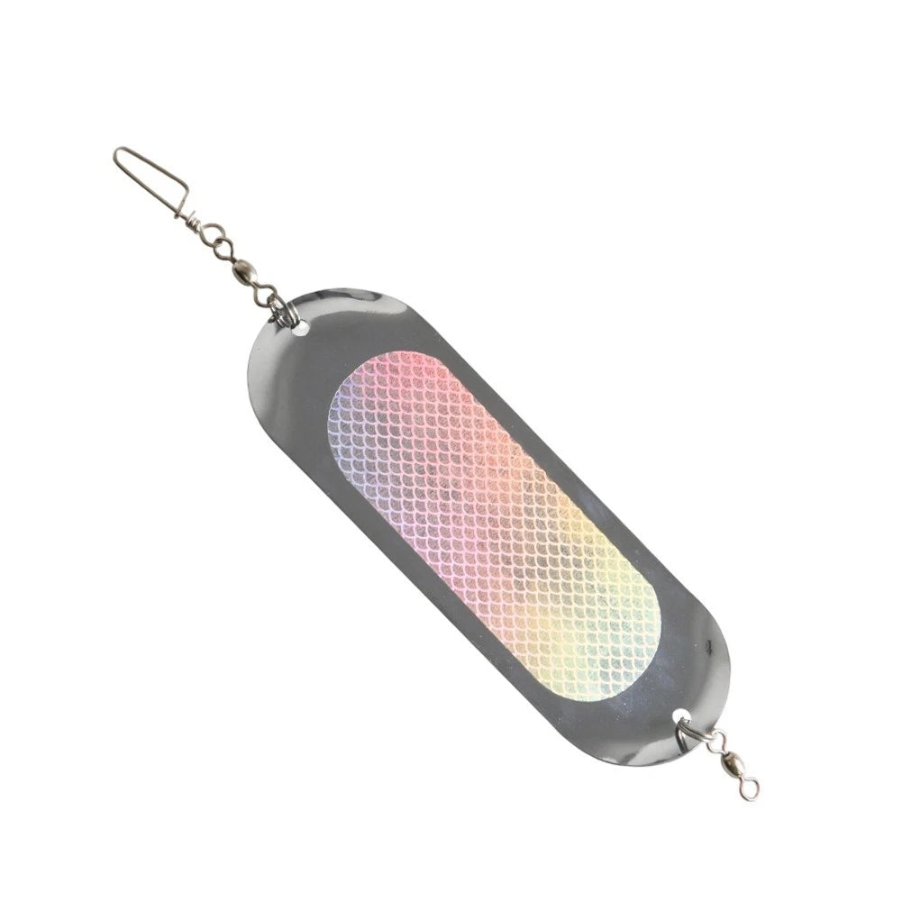Trolling Dodger Flasher 4.5 inch for Salmon Fishing (Ready to Use)