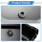 Engine Oil Pan for Dodge Ram 2500 (2007-2010) - 1 x No.5086855AA, Iron Black