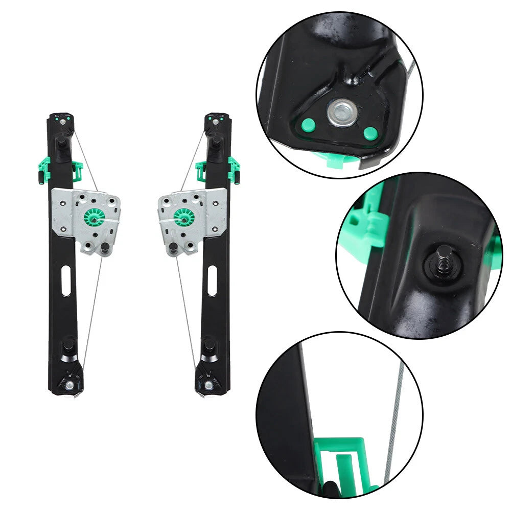 Set of 2 Power Window Regulators for BMW 328i 335i (2007–2011)