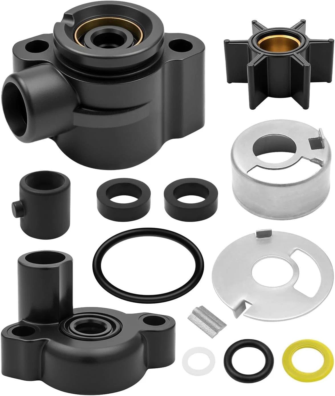 Water Pump Impeller Rebuild Kit for Mercury (4/4.5/7.5/9.8 HP) (46-70941A3)
