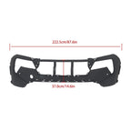 Front Bumper Cover for Nissan Rogue (2024) - Plastic, Park Assist Holes