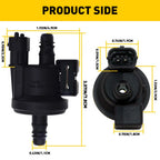Fuel Evaporation Purge Valve for Ford Fiesta, Focus (2011–2019)