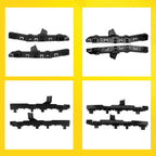 Set of 2 Front Bumper Cover Support Brackets for Nissan Rogue Sport (2017–2022)