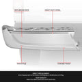 Chrome Bumper End Cap for Ford F-150 (2021–2024)