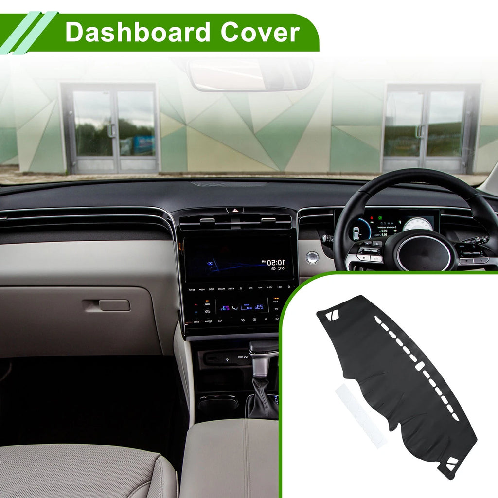 Dashboard Cover Mat for Hyundai ix35 Tucson (2010–2015) Black