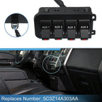 In-Dash Auxiliary Upfitter Switch Panel for Ford F250 F350 (2005–2007) 5C3Z14A303AA
