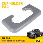 Set of 2 Console Cup Pad Holder for Ford F250 F350 Super Duty (1999–2010)