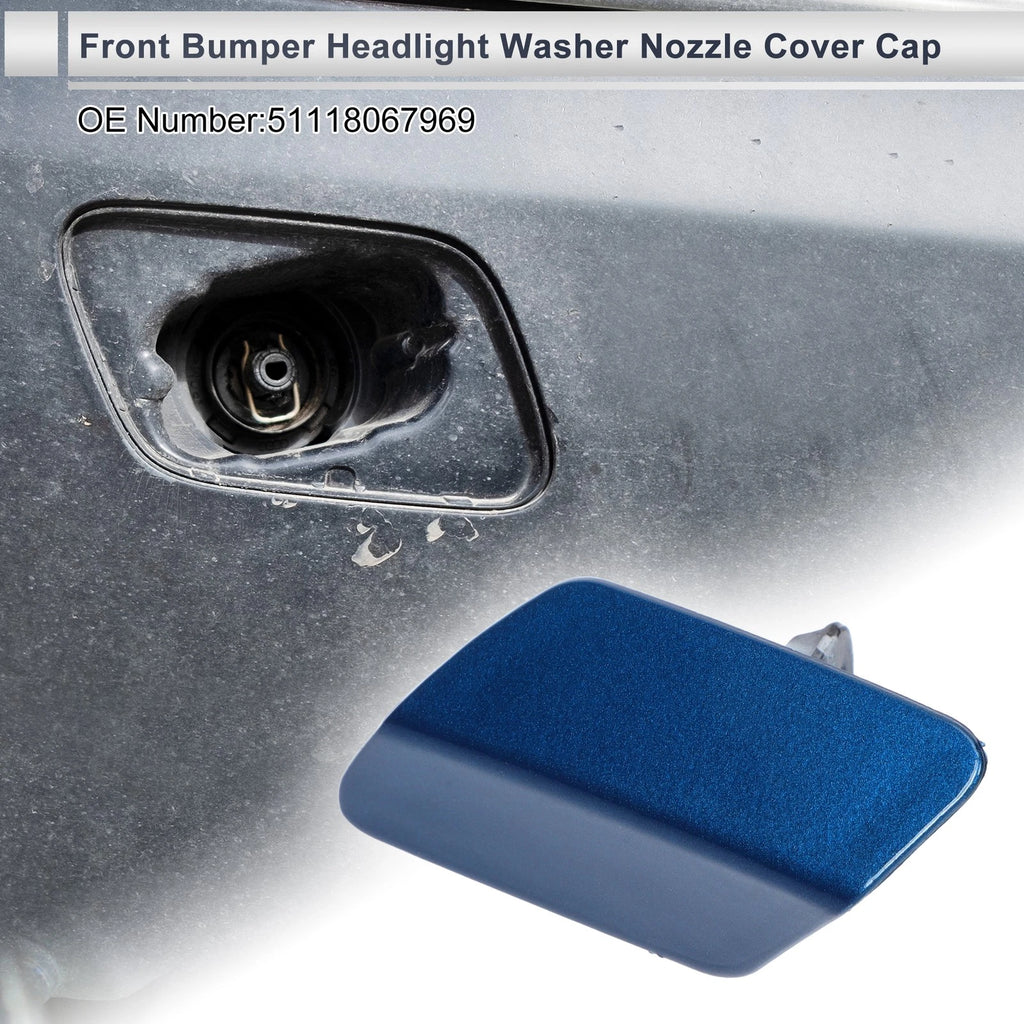 Front Left Bumper Headlight Washer Nozzle Cover Cap for BMW 320i (2012–2013)