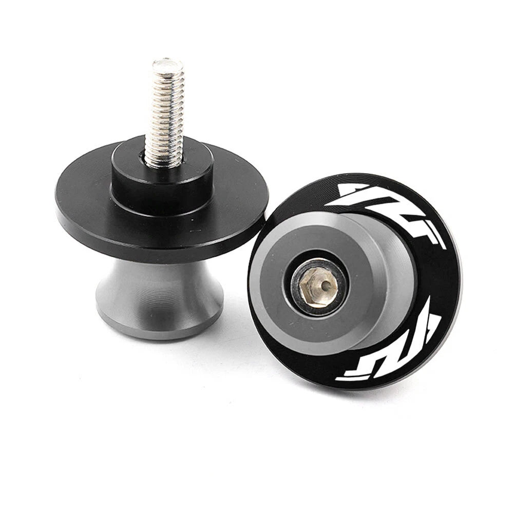 2X CNC Swingarm Spools Slider Stand Screws M6 for Yamaha YZF R1 R3 R6 (2015–2023)