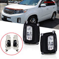 Front Bumper Fog Lights with Bezel for Kia Sorento (2014–2015)