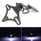 LED Fender Eliminator License Plate Holder Bracket Kit for Yamaha R6 (2017–2018)