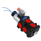 Hydraulic Control Valve 6-Port 12VDC 13GPM SAE Thread 3625PSI for