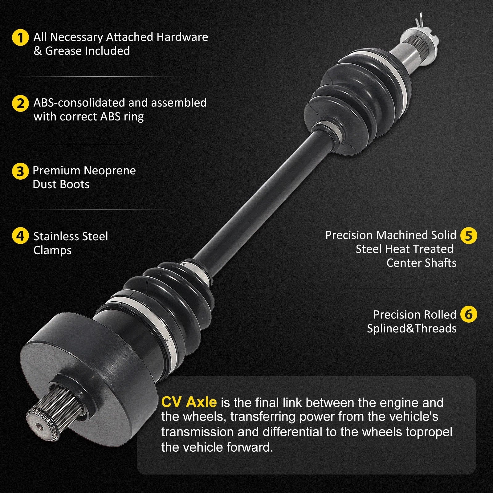 CV Axle for Arctic Cat 400 450 500 550 650 700 1000