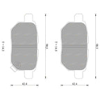 Rear Disc Brake Pad for Toyota Yaris NCP90R NCP91R NCP93R (2005–2010)