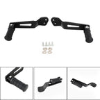 Black Rear Passenger Foot Pegs for Yamaha Bolt XVS950 XVS950R-Spec (2014–2020) T9