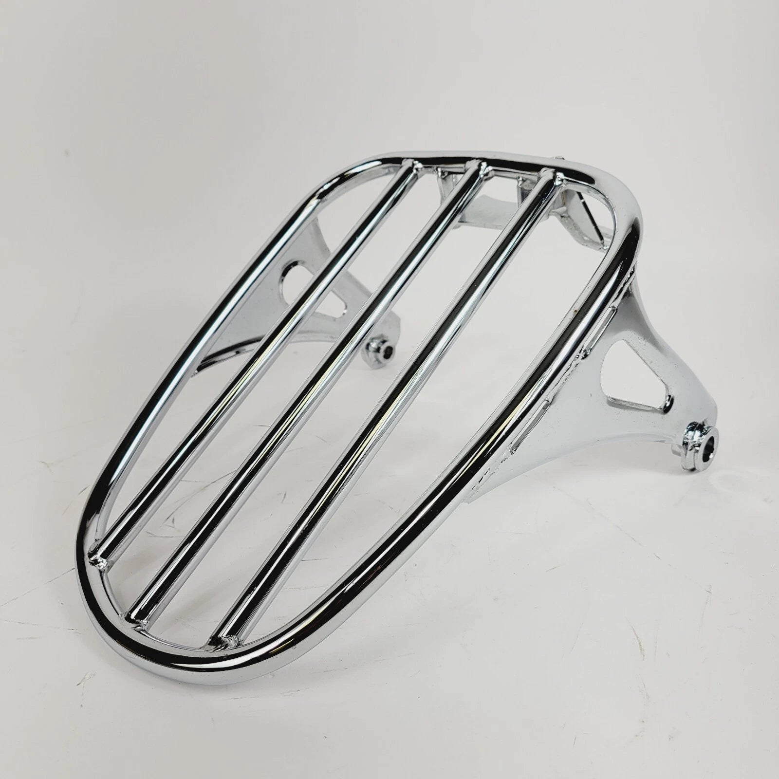 Chrome Solo Seat Luggage Rack for Harley-Davidson Softail Heritage Classic (2018–2024)
