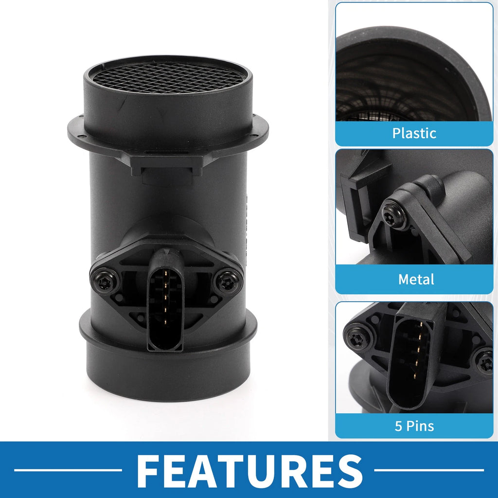 MAF Mass Air Flow Sensor No. 13621433565 for BMW 316i 318i 316ci 740d Z3 (1998–2002)