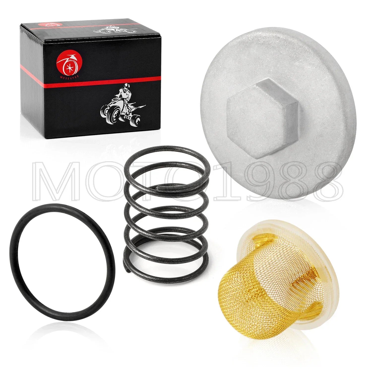 Oil Drain Plug CAP OIL STRAINER for Yamaha Big Wheel 200 200E BW200 (1985–1988)