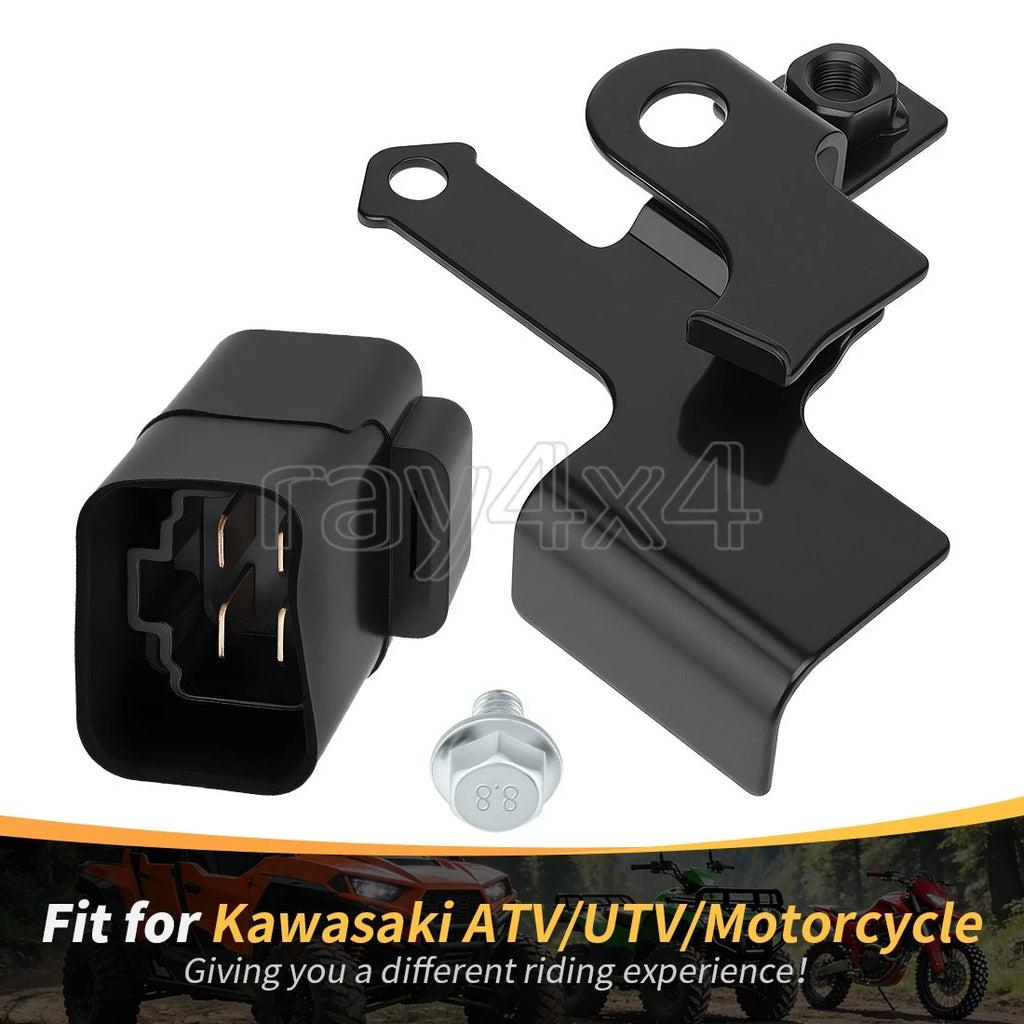 Starter Circuit Relay & Bracket for Kawasaki Z125 Pro KX450 KX250 KX250X KFX700