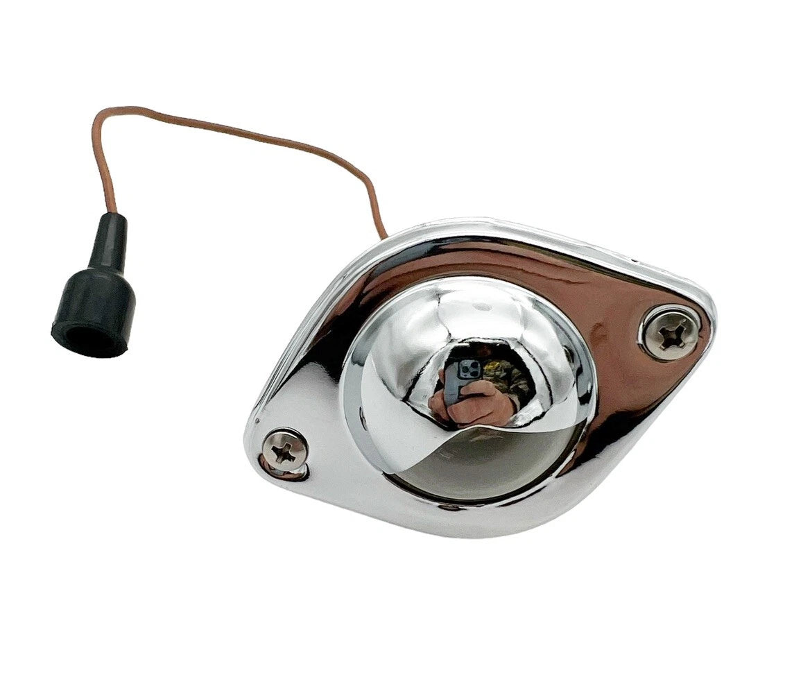 License Plate Light Assembly Replacement for Universal Hot Rod (Chrome) (2000–2020)