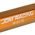 20 PC Open End M12x1.5 90mm Tall Orange Aluminum Lug Nuts for JDM Vehicles
