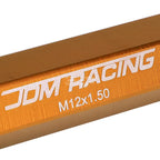 20 PC Open End M12x1.5 90mm Tall Orange Aluminum Lug Nuts for JDM Vehicles