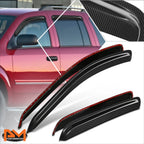 Set of 4 Tape-on Side Window Visors for Dodge Durango (2004–2009)