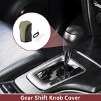 1 Pc Gear Shift Knob Cover for Nissan Murano (2009–2013) Black Beige Faux Leather