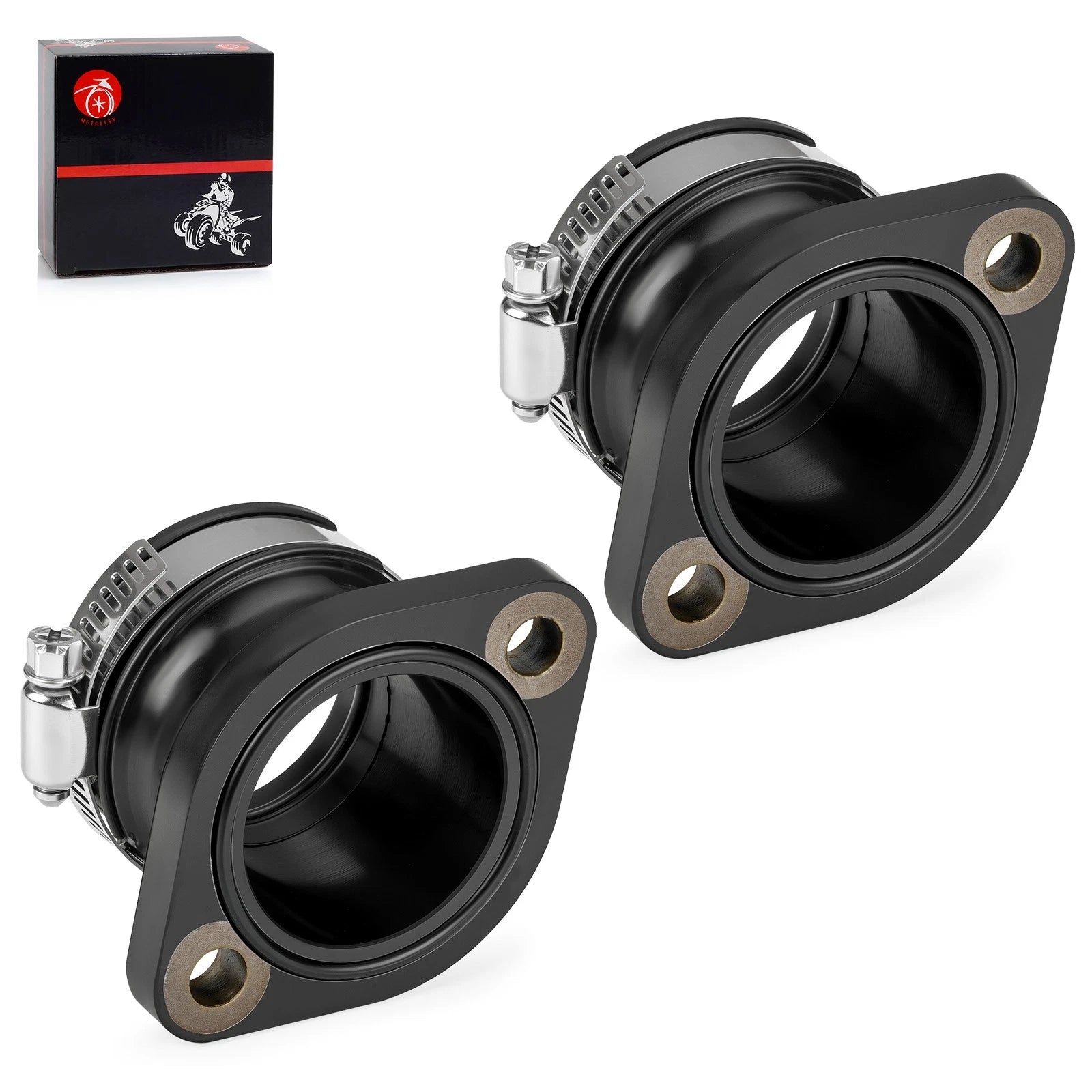 2 Intake Manifold Boots for Polaris Classic 1988-1989 / Classic Touring 1996-2000
