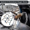 Set of 4 Upstream Downstream Oxygen Sensors for Chevrolet Avalanche 1500 (No. 2344336)