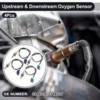 Set of 4 Upstream Downstream Oxygen Sensors for Chevrolet Avalanche 1500 (No. 2344336)
