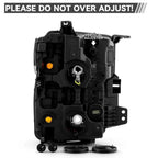 Halogen Headlight for Chevy Silverado 1500 (2022–2026) Black Driver Side