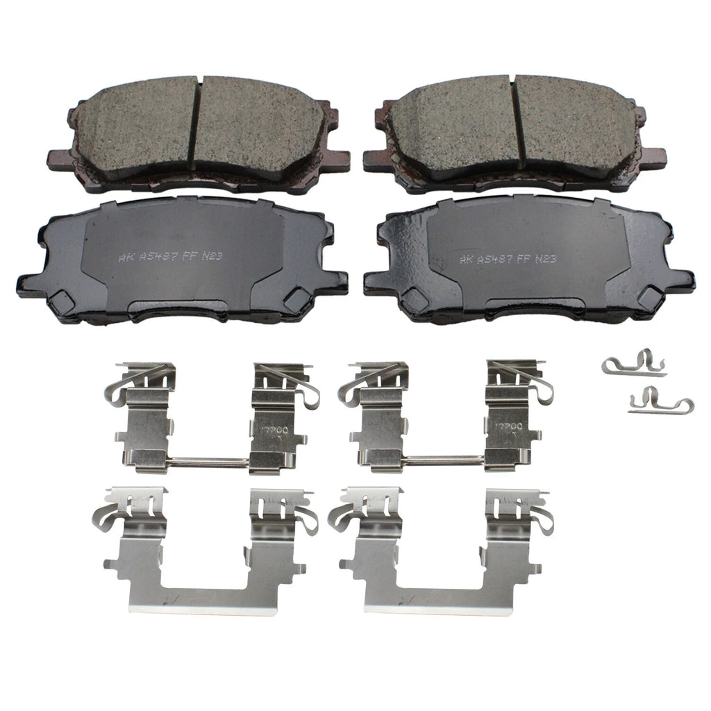 Set of 4 Akebono ProACT Front Disc Brake Pads for Lexus RX330 (2004–2006)