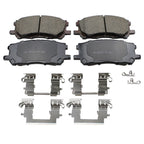 Set of 4 Akebono ProACT Front Disc Brake Pads for Lexus RX330 (2004–2006)