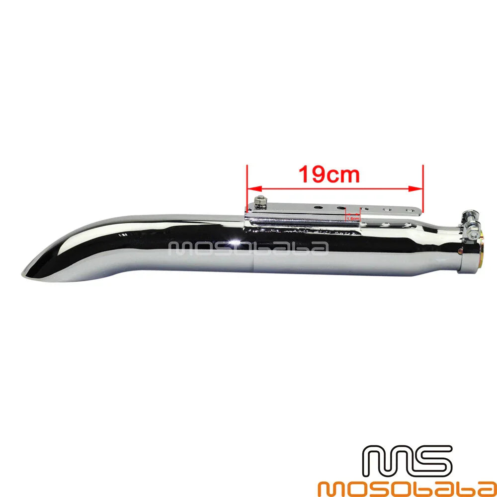 Exhaust Muffler Pipe for Harley-Davidson Blackline CVO Dyna FLSTF FXSTB (2011-2017)