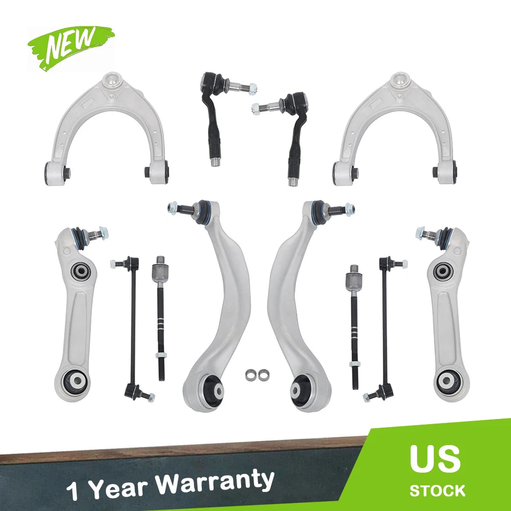 12Pcs Control Arm & Ball Joint Assembly Sway Bar Link for BMW 528i 535i 535d (2011–2016)