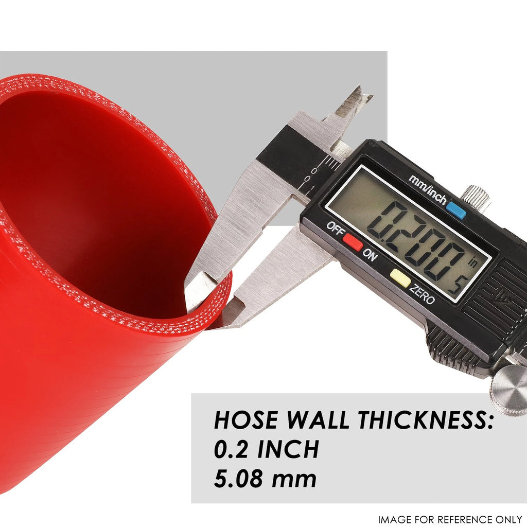 2.5" ID 90 Degree Angle Transition Silicone Intercooler Pipe Hose