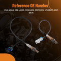 2X O2 Oxygen Sensor for Pontiac G5 (2007–2010) 234-4668 234-4066