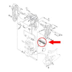 Zinc Anode Transom Bracket for Yamaha Outboard 40HP-130HP (6H1-45251-03-00)