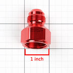 10AN to 8AN Red Aluminum Anodized Fitting Adapter for