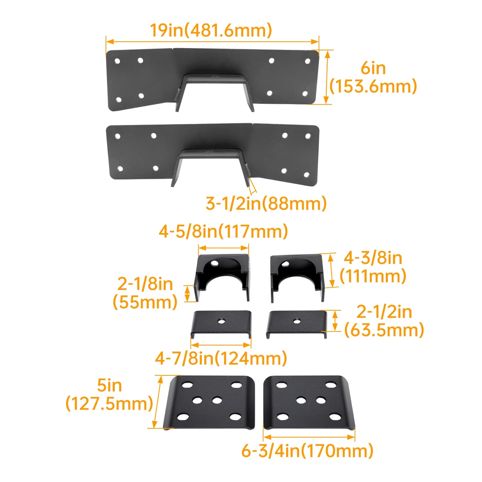 Rear Axle C-Notch & Flip 6" Drop Kit for Chevy GMC Silverado 1500 (1999–2006)