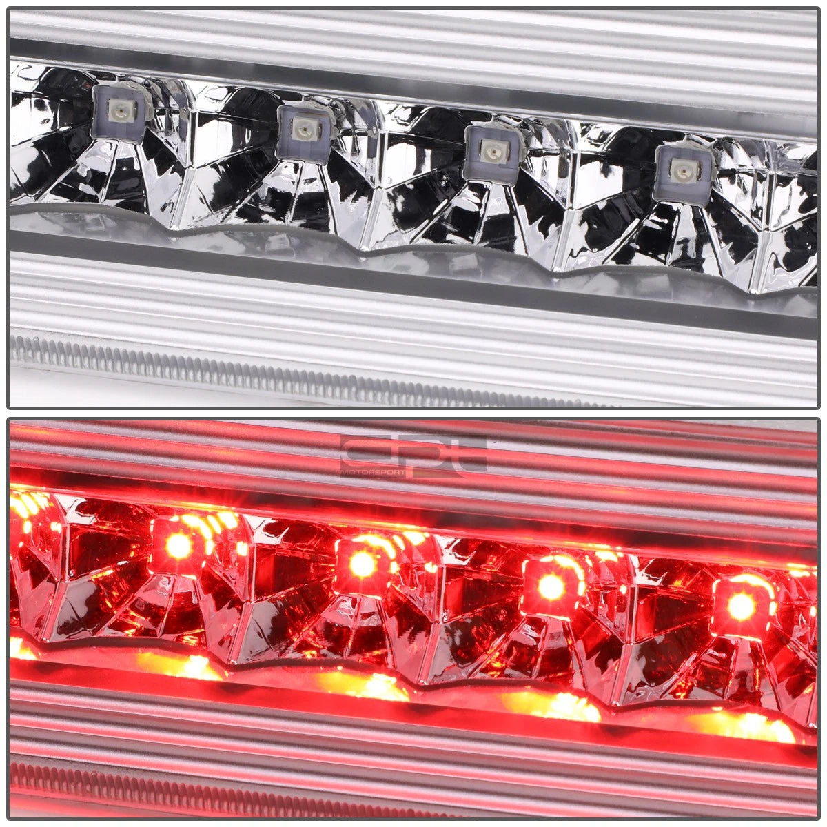 Chrome Housing LED Third Brake Light for Jeep Grand Cherokee (2005–2010)