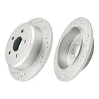 Rear Drilled & Slotted Brake Kit for Jeep Wrangler (2007–2017) (2018–2018)