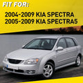 Set of 2 Chrome Door Handles for Kia Spectra (2004–2009)