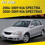 Set of 2 Chrome Door Handles for Kia Spectra (2004–2009)